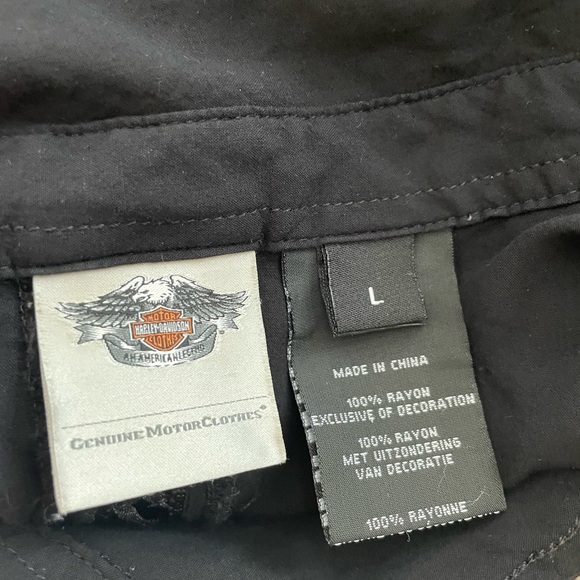 Harley Davidson button down shirt - Picture 3 of 7